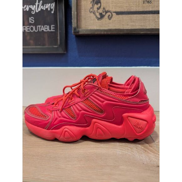 Adidas Women Adidas FYW S-97 Shock Red Hot Pink Sneakers Women\'s Size 8.5 Athletic Shoes EUC
